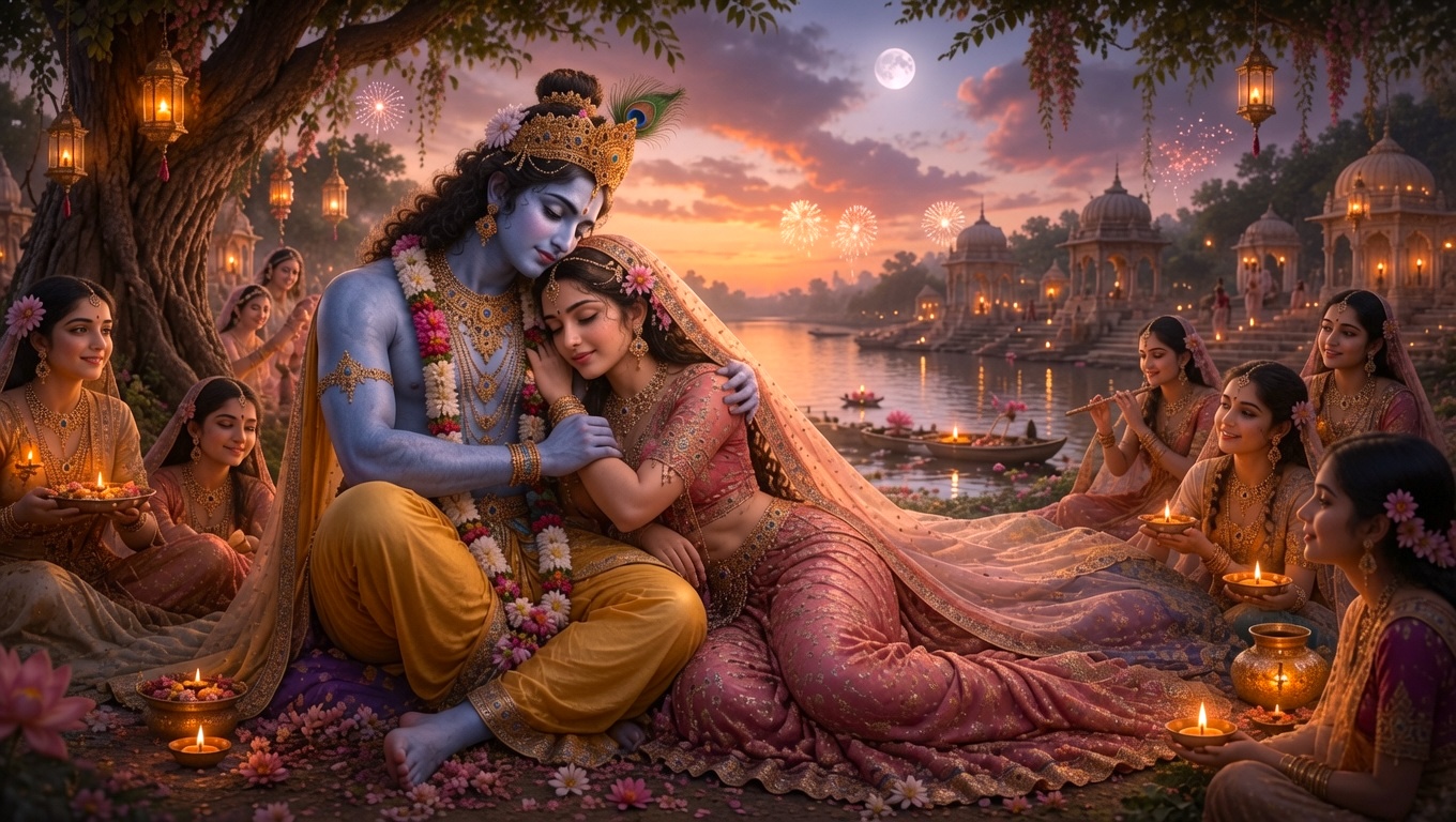 Radha and Krishna by Yamuna 43