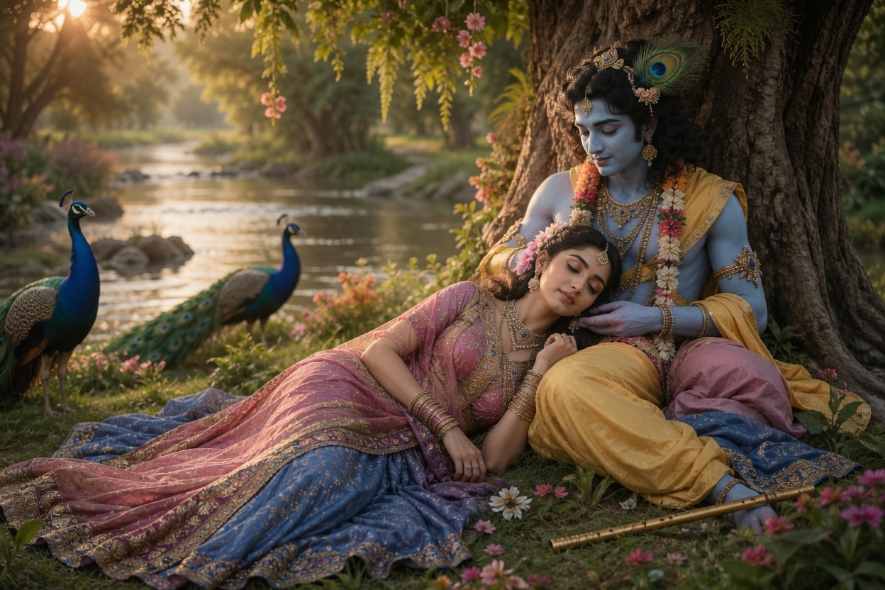 Radha and Krishna by Yamuna 45
