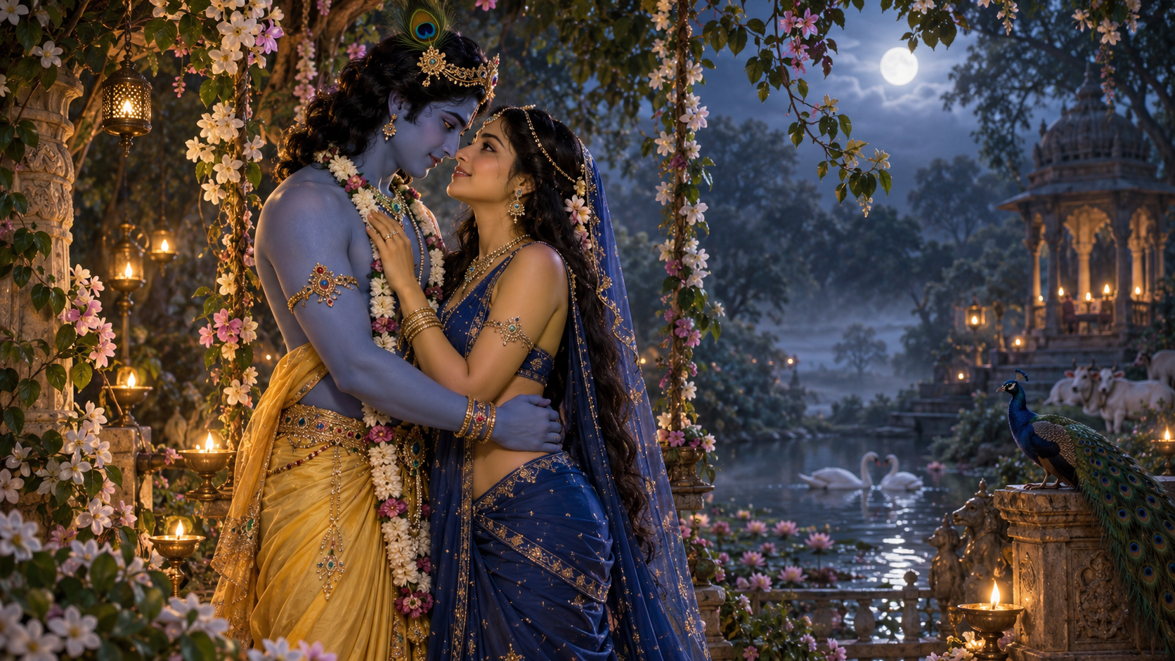 Radha and Krishna by Yamuna 46