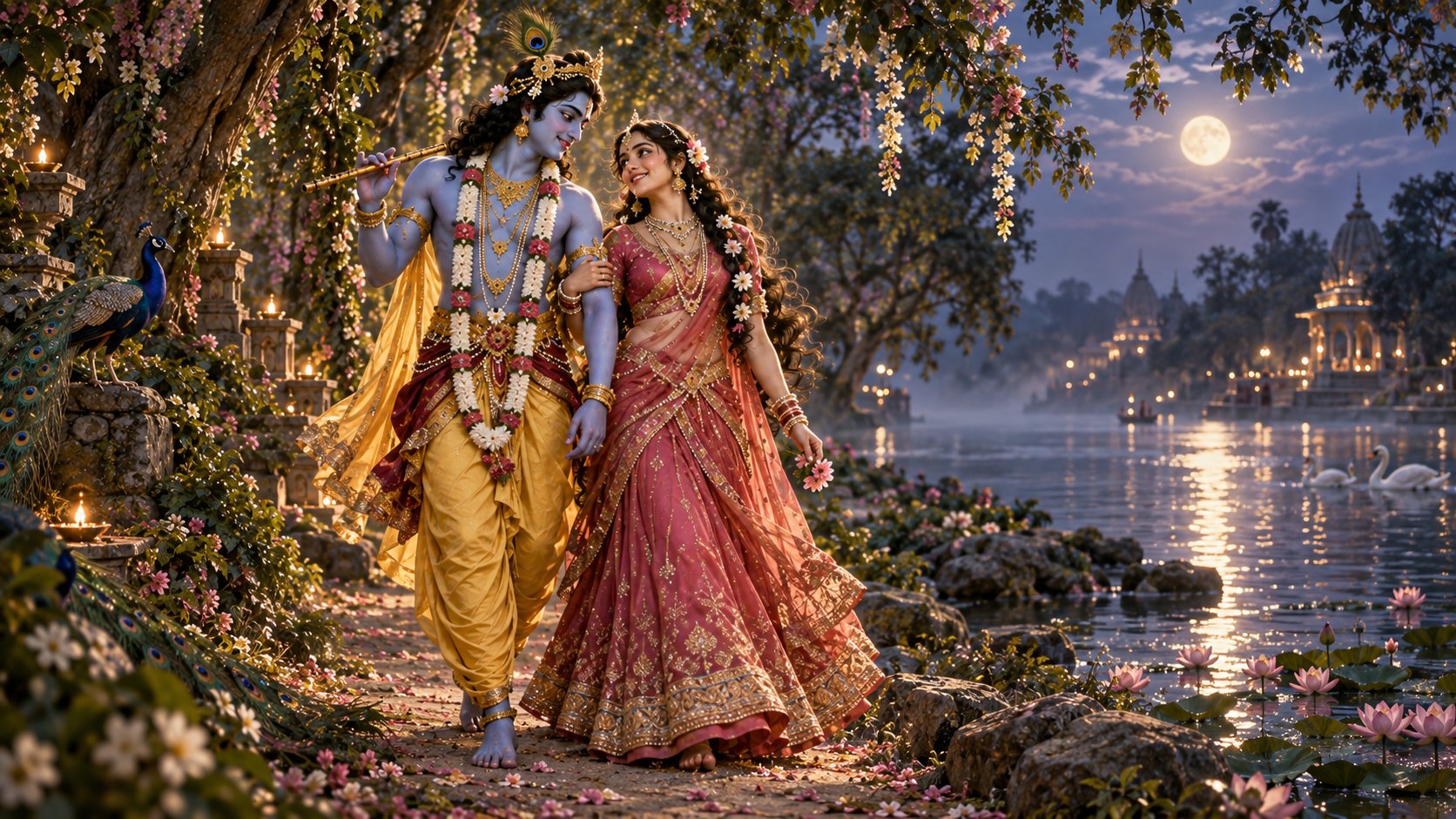 Radha and Krishna by Yamuna 47