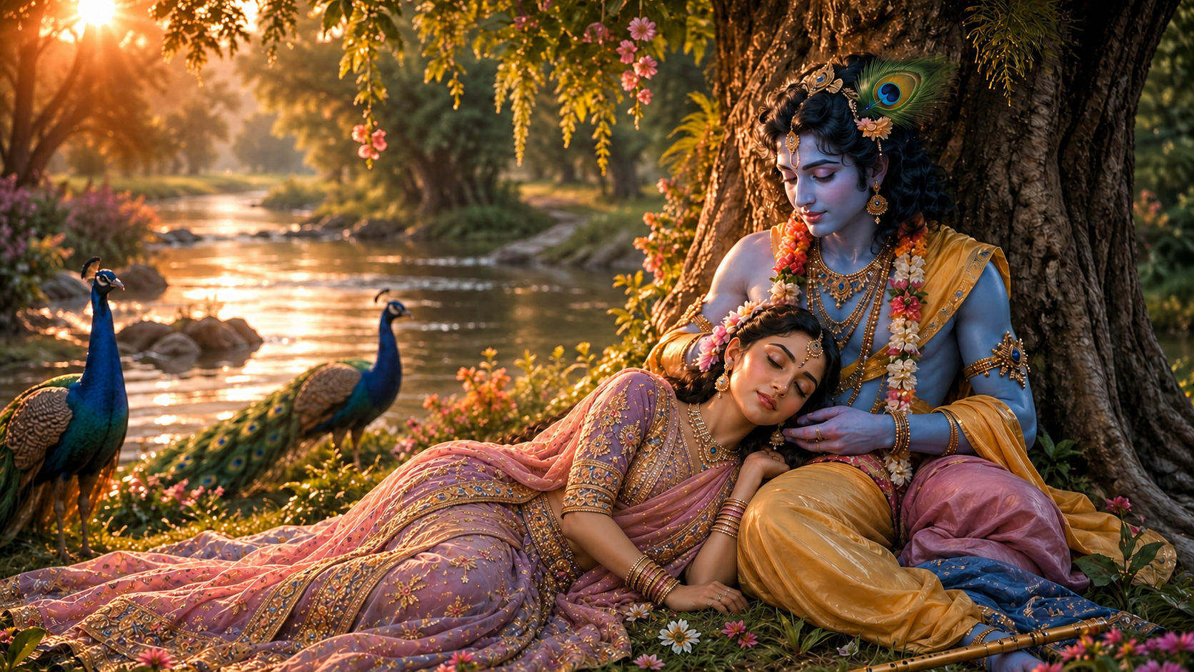 Radha and Krishna by Yamuna 57