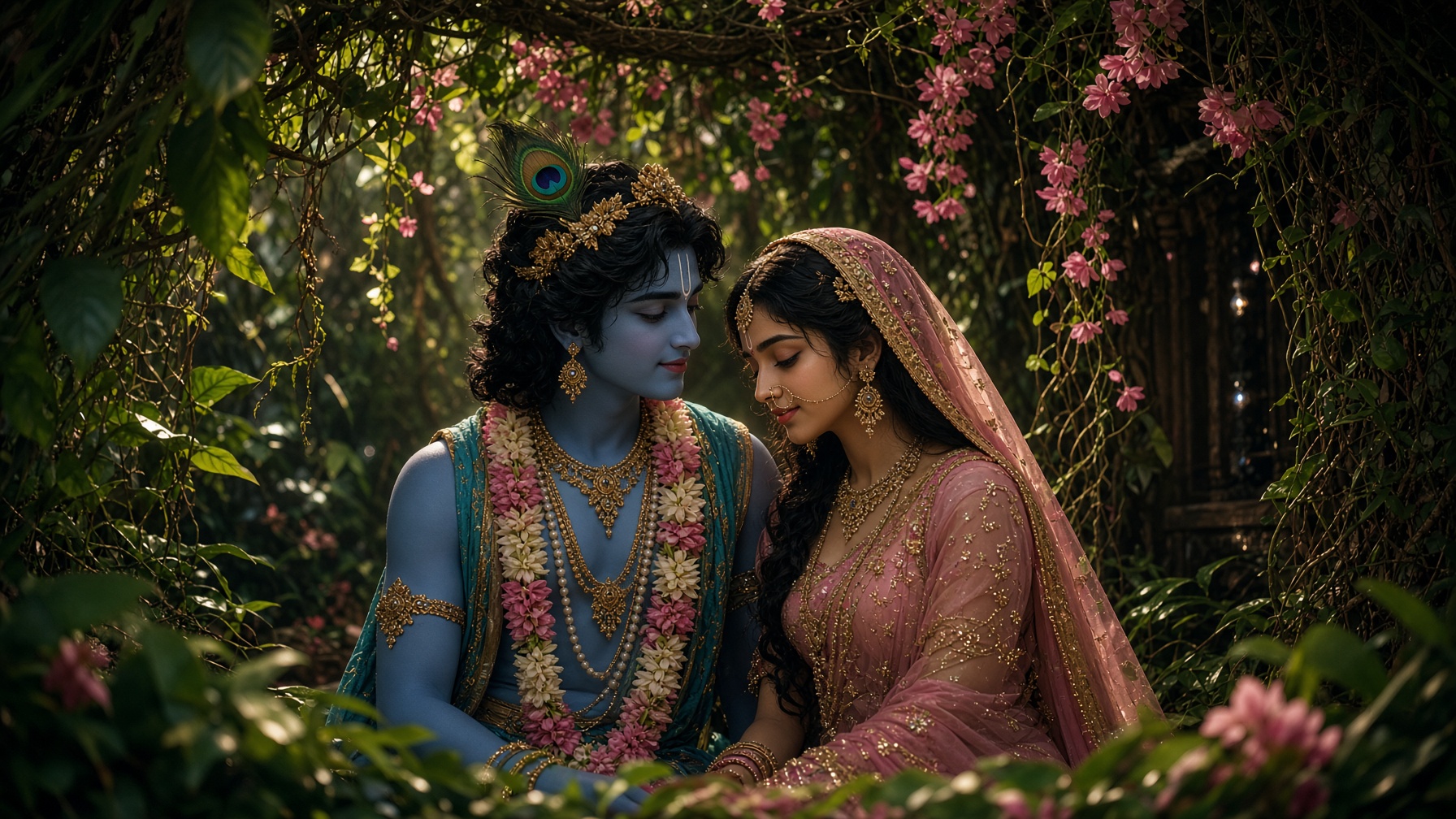 Radha and Krishna pastimes in Vrindavan 247